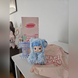 Hacipupu Gummy Bear Keychain By Pop Mart - Blueberry